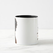 Christlich Schwarze Frau Naturhaar Psalm 91 Gebet Tasse (Zentrum)