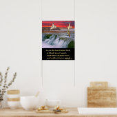 Christlich Scripting Poster (Küche)