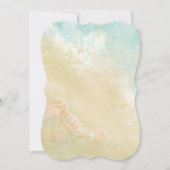 Christlich Scripture Beach Seashell Zielort Einladung (Vorderseite)