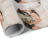 Christlich Scripture Wedding Foto Geschenkpapier (Rolleneckpunkt)