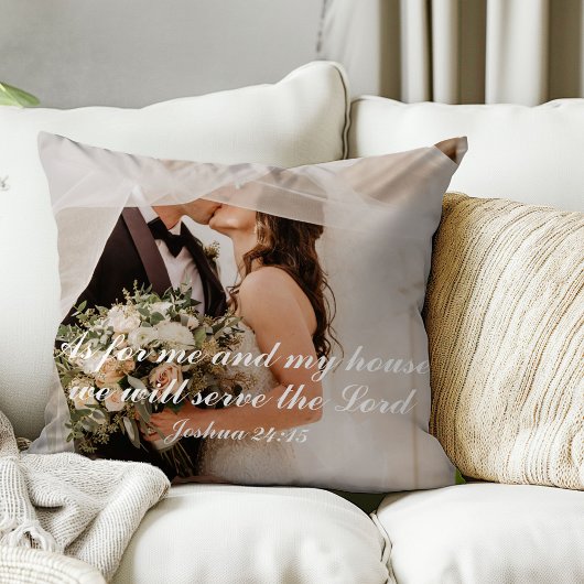 Christlich Scripture Wedding Foto Kissen