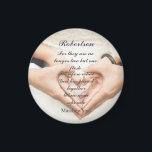 Christlich Scripture Wedding Foto Magnet<br><div class="desc">Christliche Schrift Hochzeit Foto Magnet Matthew 19:6</div>