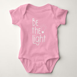 Christlich sei das Licht lustig Inspiration Baby Strampler