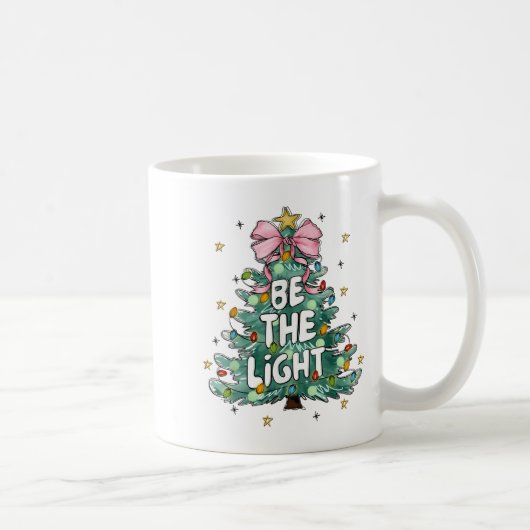 Christlich sei die leichte Weihnachtsbaumbibel Ver Kaffeetasse (Rechts)