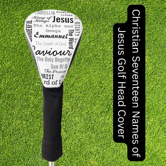 Christlich siebzehn Namen Jesu Golf Headcover