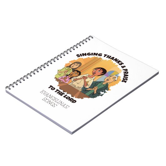 Christlich SINGDANKS UND PRAISEISCHER Kirchenchor Notizblock (Linke Seite)