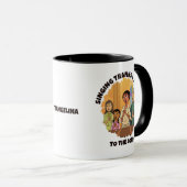 Christlich SINGDANKS UND PRAISEISCHER Kirchenchor Tasse (VorderseiteRechts)