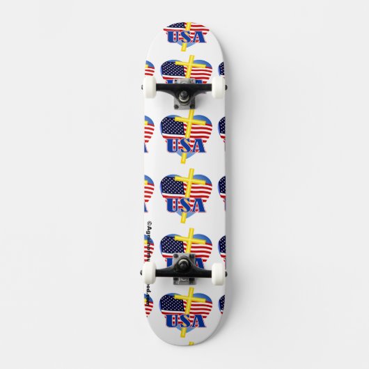 Christlich Skateboard (Vorderseite)