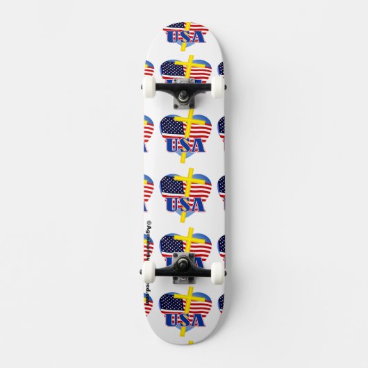 Christlich Skateboard (Vorderseite)