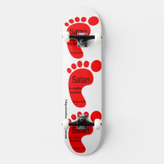 Christlich Skateboard (Vorderseite)