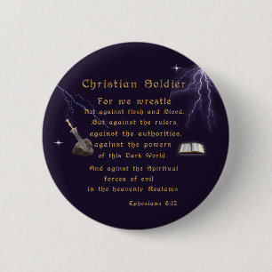 Christlich Soldaten Button