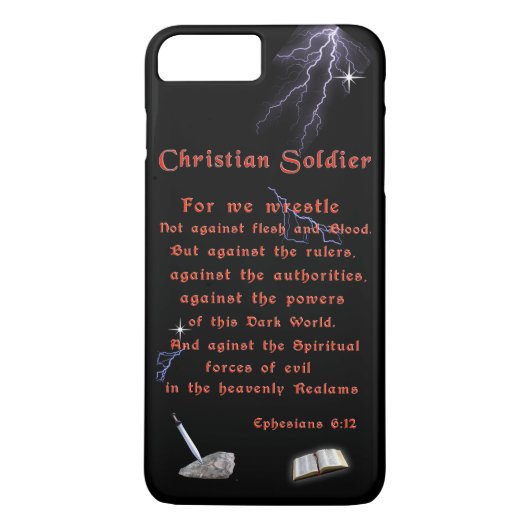 Christlich Soldaten Case-Mate iPhone Hülle (Rückseite)