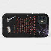 Christlich Soldaten Case-Mate iPhone Hülle (Rückseite (Horizontal))
