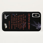 Christlich Soldaten Case-Mate iPhone Hülle (Rückseite (Horizontal))