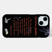 Christlich Soldaten Case-Mate iPhone Hülle (Rückseite (Horizontal))