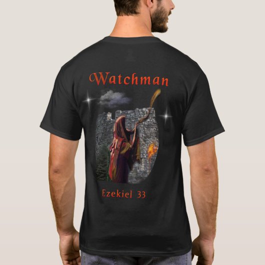 Christlich Soldaten T-Shirt (Rückseite)