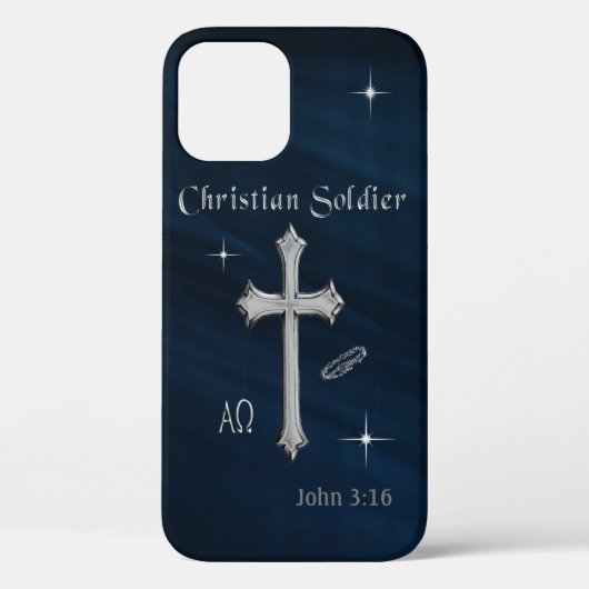 christlich Soldier Case-Mate iPhone Hülle (Rückseite)