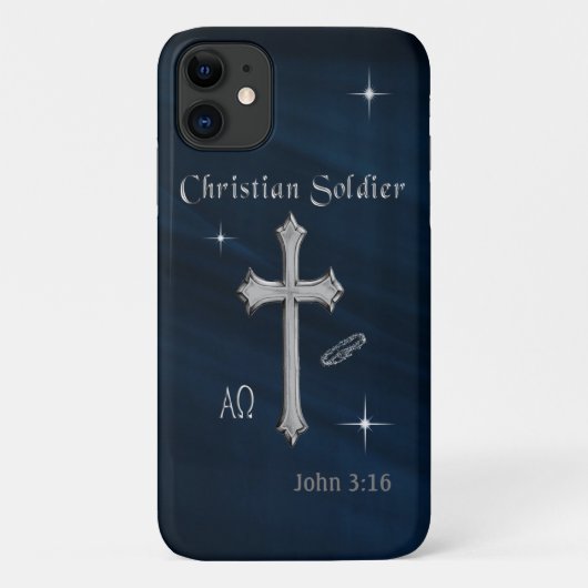 christlich Soldier Case-Mate iPhone Hülle (Rückseite)