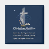Christlich Soldier Magnet (Vorne)