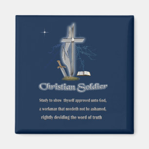 Christlich Soldier Magnet