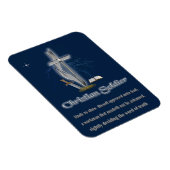Christlich Soldier Magnet (Rechte Seite)