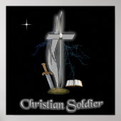 Christlich Soldier Poster (Vorne)