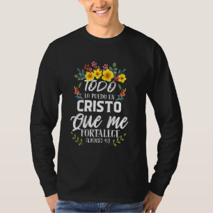 Christlich Spanische Frauen: Religiöse Bibelverse T-Shirt