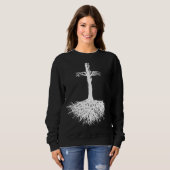 Christlich - Stürzen Sie Ihren Glauben an Jesus Ch Sweatshirt (Vorne ganz)