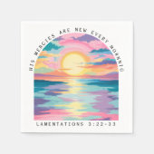 Christlich Sunset Bible Verse Serviette (Vorderseite)