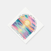Christlich Sunset Bible Verse Serviette (Ecke)