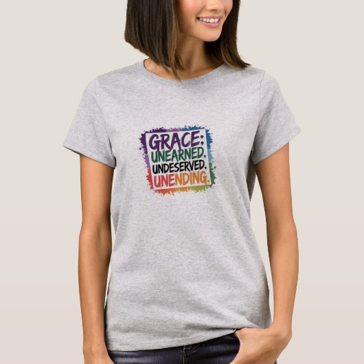 Christlich T - Shirt Grace (Vorderseite)