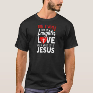 Christlich Teacher Lacher Liebe Jesus Raglan T-Shirt
