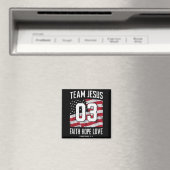 Christlich - Team Jesus 03 Glaube Hoffnung Liebe Magnet (In Situ (Geschirrspüler))
