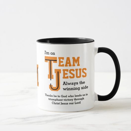 Christlich TEAM JESUS Monogram Tasse (Rechts)