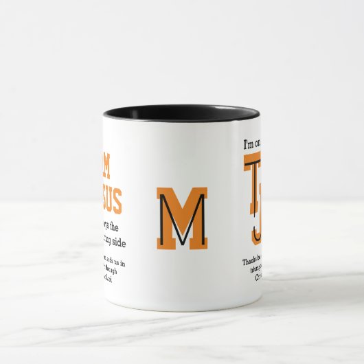 Christlich TEAM JESUS Monogram Tasse (Zentrum)
