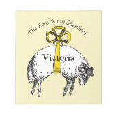 Christlich The LORD ist mein Hirte Psalm 23 Notizblock (Vorderseite)