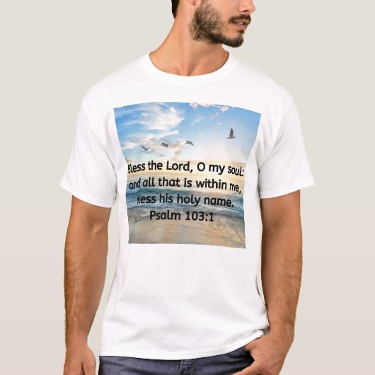 Christlich Themed Man T-kurz T-Shirt (Vorderseite)