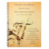 Christlich Travel Journal Personalisiert Notebook Notizblock (Vorderseite)