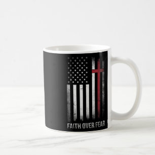 Christlich Uns USA-Flagge Amerikanisch Christ Glau Kaffeetasse