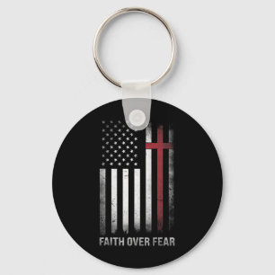 Christlich uns USA-Flagge amerikanisch Christ Glau Schlüsselanhänger