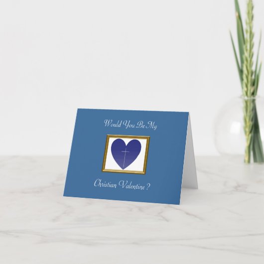 Christlich Valentine Feiertagskarte (Vorderseite)
