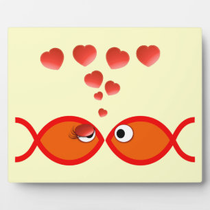 Christlich Valentine Orange v2 Fotoplatte