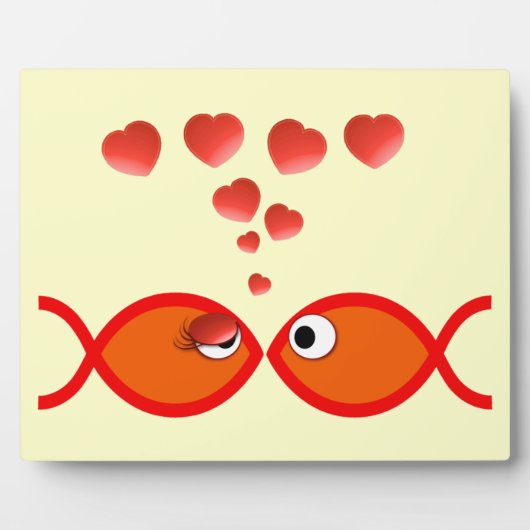 Christlich Valentine Orange v2 Fotoplatte (Vorderseite)