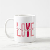 Christlich Valentinstag Initialen Liebe wie Jesus Kaffeetasse (Links)