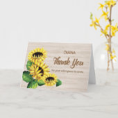 Christlich vielen Dank für den Namen des Service P Karte (Gelbe Blume)