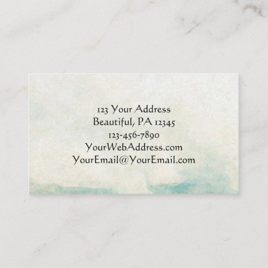 Christlich Visitenkarte (Rückseite)