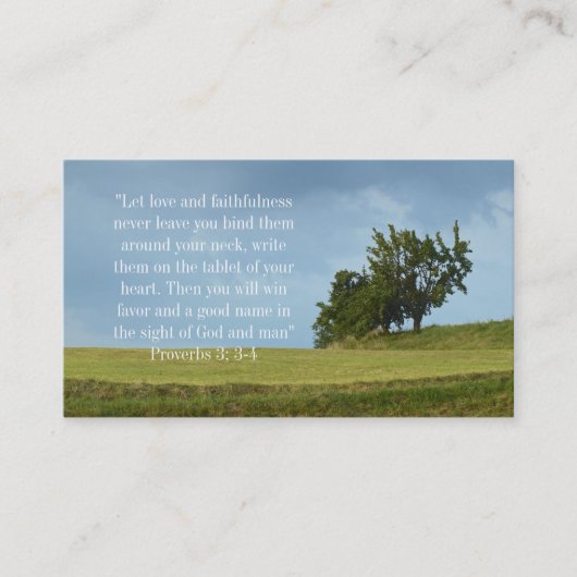 Christlich Visitenkarte (Vorderseite)