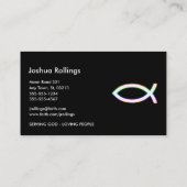 Christlich - Visitenkarte (Rückseite)