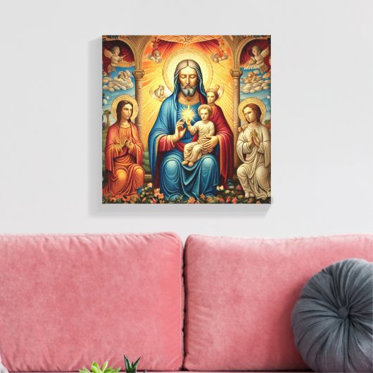 Christlich Wall Art Motif Leinwanddruck (Insitu (Wohnzimmer))