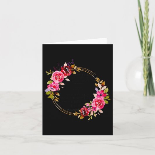 Christlich, wenn mein Herz über Bibl steht Karte (Vorderseite)